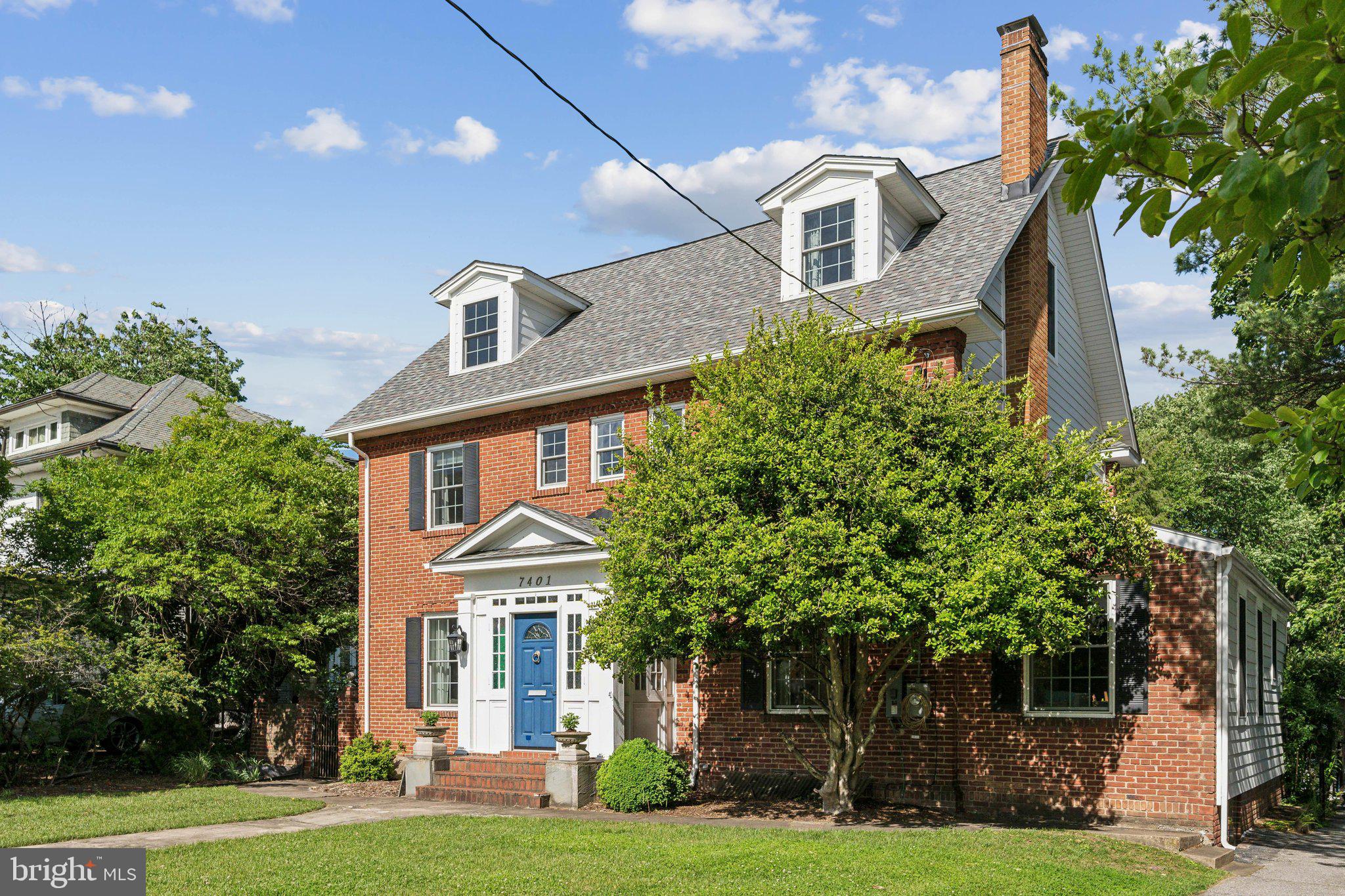 7401 Blair Road Northwest Washington, DC 20012 - Photo 2 of 43 Stately Colonial facade