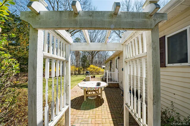 a view of balcony and patio