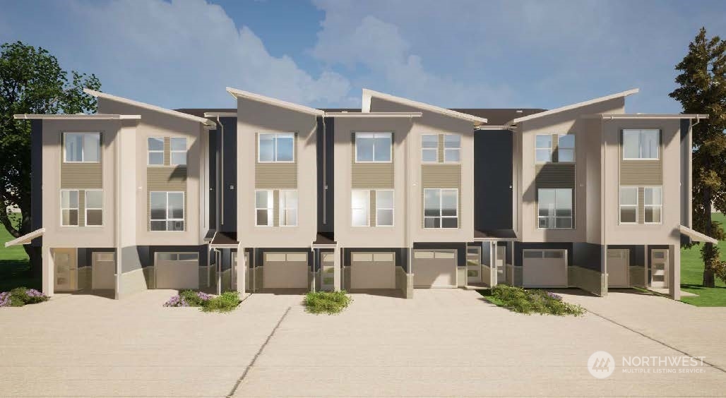 1820 201st Place Southeast, Unit C6 Bothell, WA 98012 - Photo 1 of 22 a front view of a building with a outdoor space