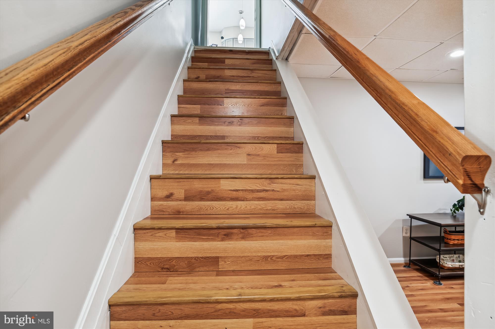 11978 Simpson Road Clarksville, MD 21029 - Photo 46 of 64 Hardwood Stairs to Lower Level