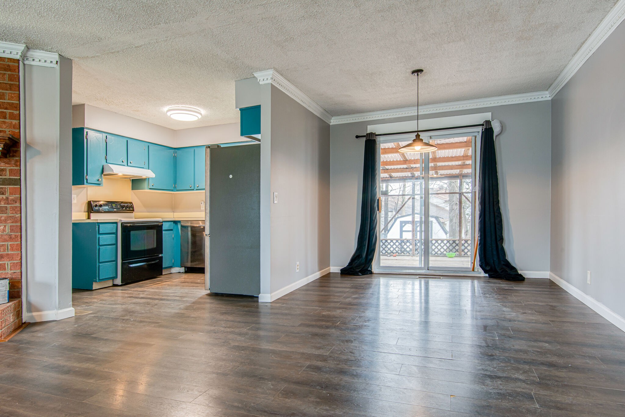 3309 Country Way Road Antioch, TN 37013 - Photo 8 of 26 a view of a kitchen with furniture and a ceiling fan