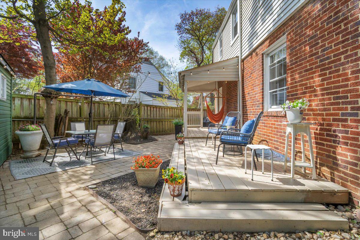 505 East Schuyler Road Silver Spring, MD 20901 - Photo 19 of 46 Back deck/patio