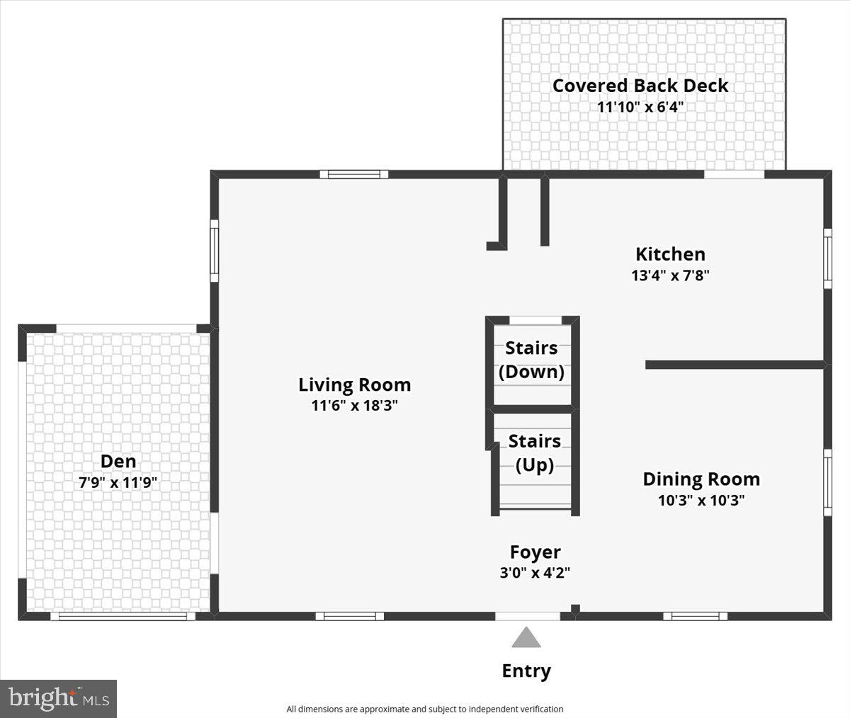 505 East Schuyler Road Silver Spring, MD 20901 - Photo 44 of 46 Main level floor plan