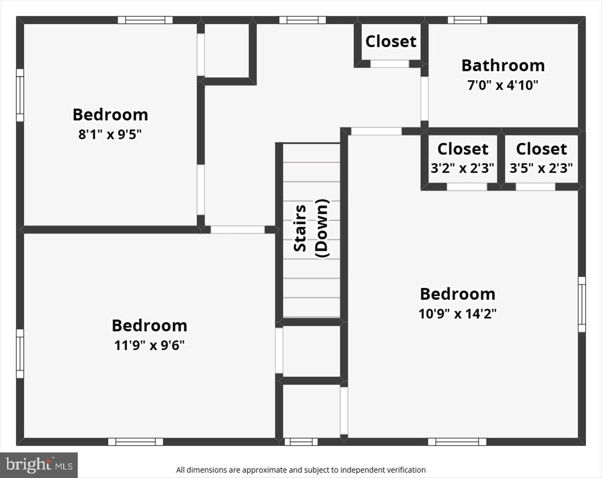 505 East Schuyler Road Silver Spring, MD 20901 - Photo 45 of 46 Upper level floor plan