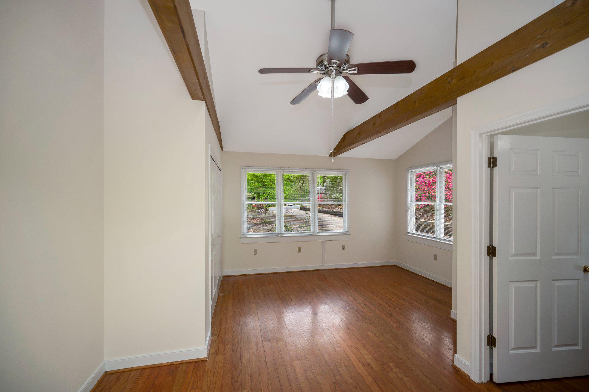 130 Springwood Drive, Unit RENTAL Fredericksburg, VA 22401 - Photo 5 of 39 1st Bedroom Bright, airy space w/ vaulted ceiling.