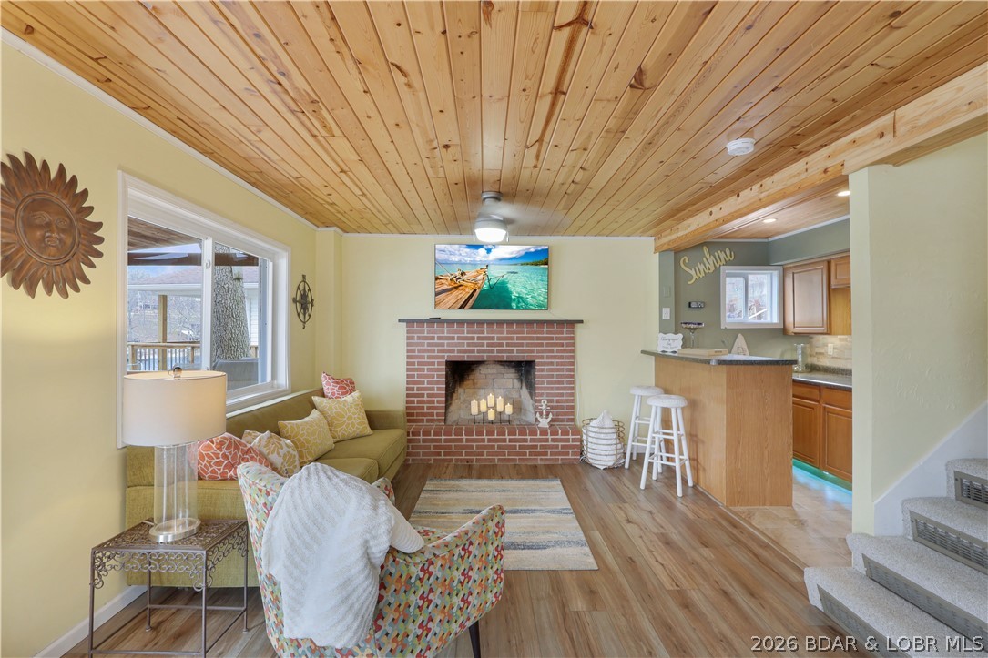 29966 Oak Knoll Road Rocky Mount, MO 65072 - Photo 6 of 59 Updated furnishings provide a cozy, retro feel tha