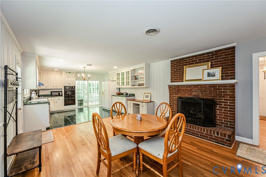 15611 Robert Terrell Road Montpelier, VA 23192 - Photo 11 of 28 Open-concept kitchen and dining area featuring a b