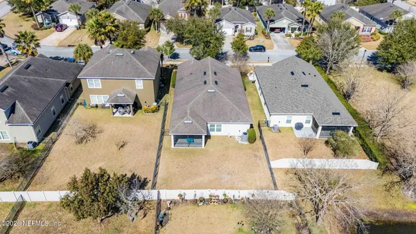 a view of outdoor space with garden