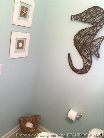 a bathroom with a toilet