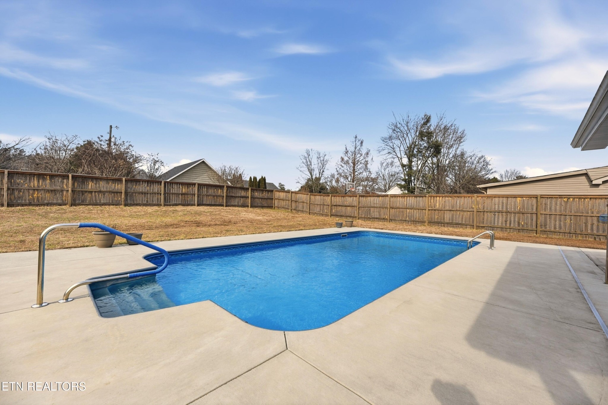 117 Elizabethton Way Clinton, TN 37716 - Photo 37 of 41 a view of swimming pool with outdoor seating and yard in the back