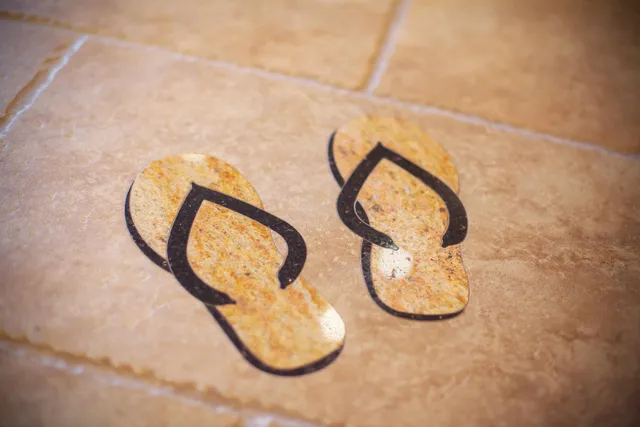 a view of an ocean beach