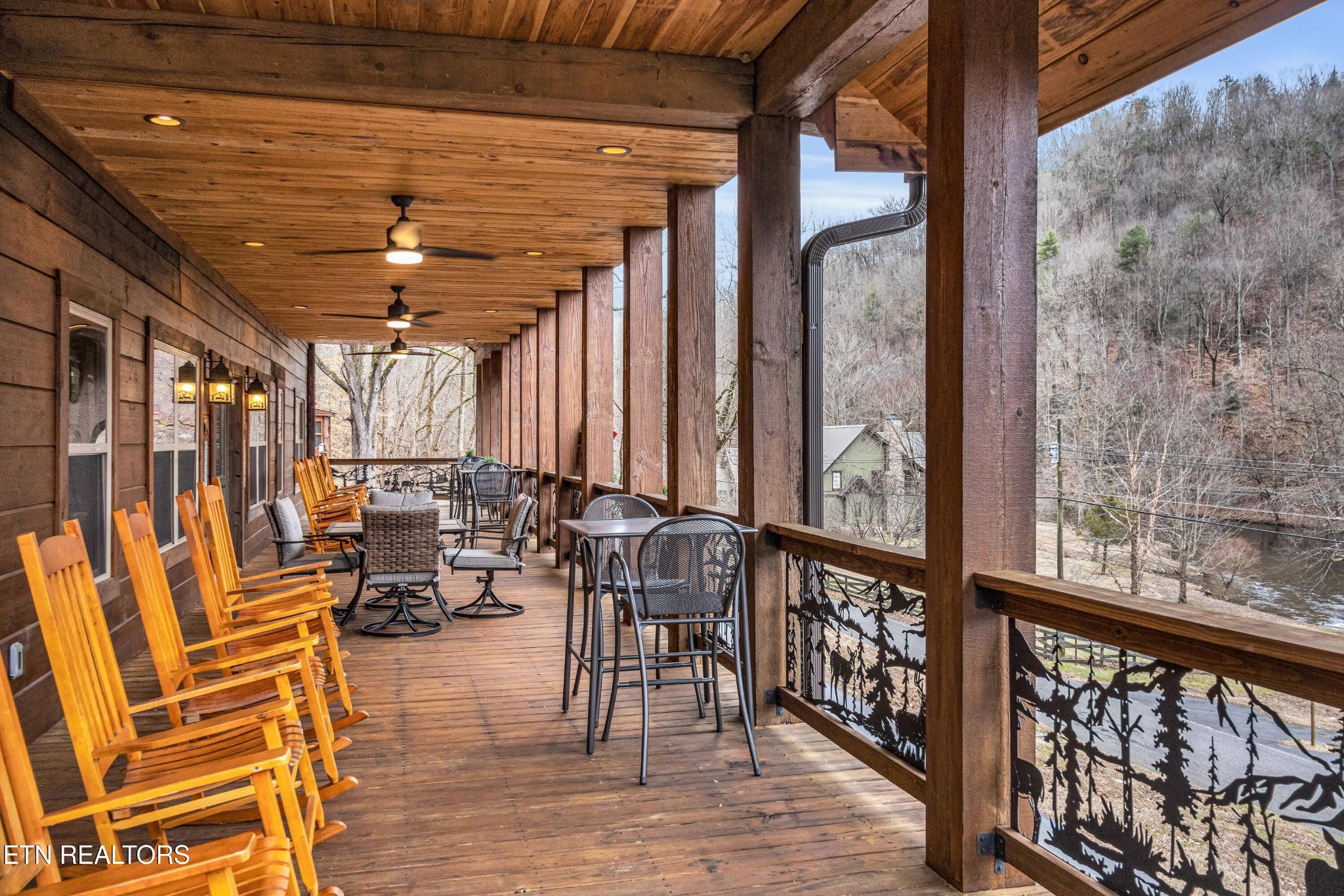 173 Rafter Road Tellico Plains, TN 37385 - Photo 4 of 49 a view of an entryway with wooden floor