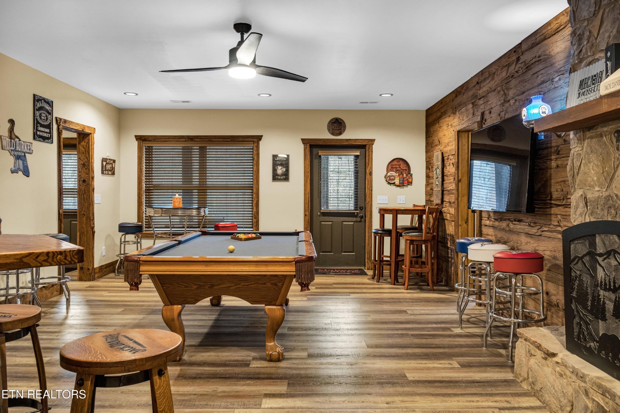 173 Rafter Road Tellico Plains, TN 37385 - Photo 6 of 49 a living room with furniture and a fireplace