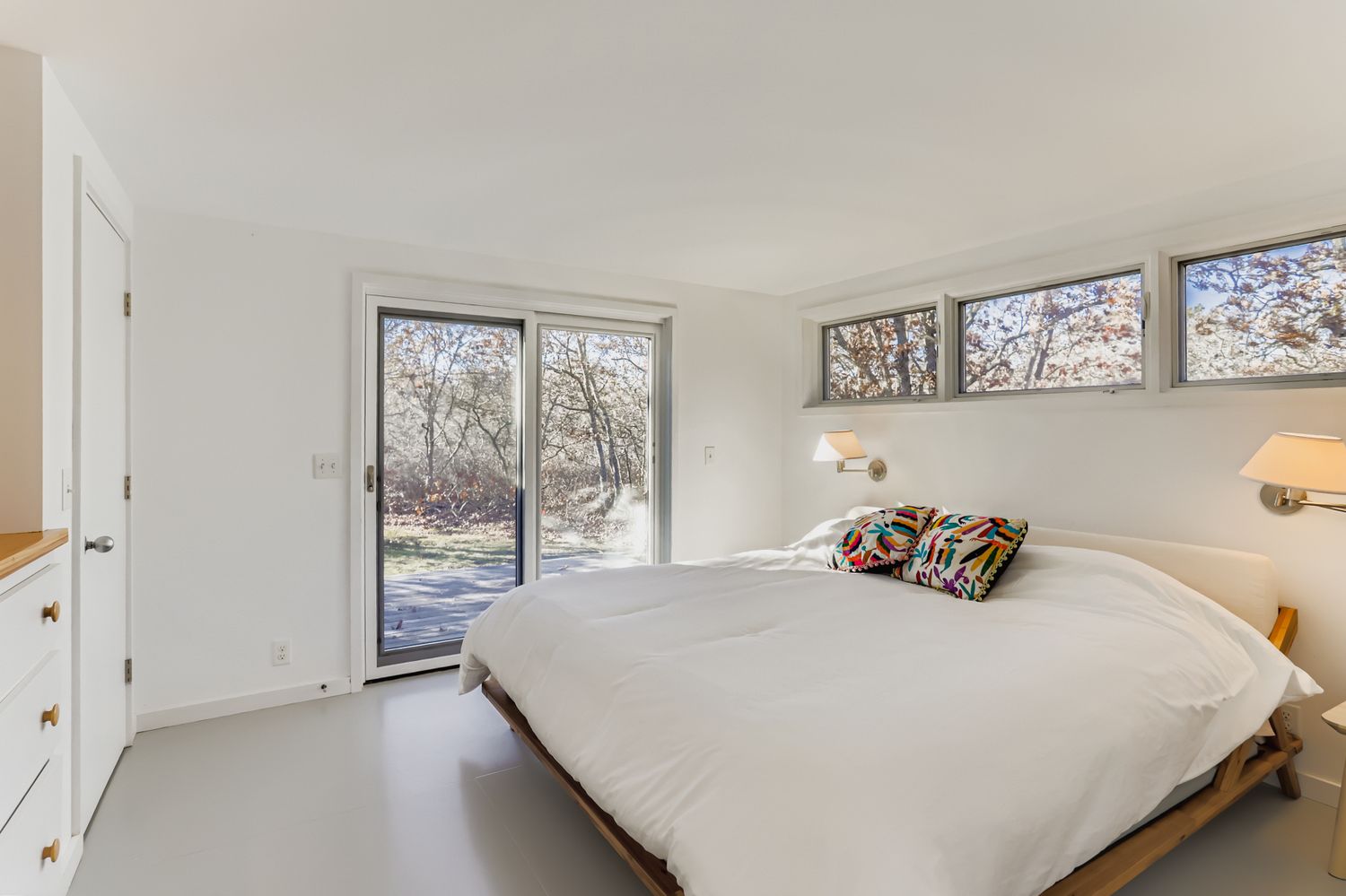 7 Black Point Road Chilmark, MA 02535 - Photo 17 of 48 a bedroom with a bed and a closet