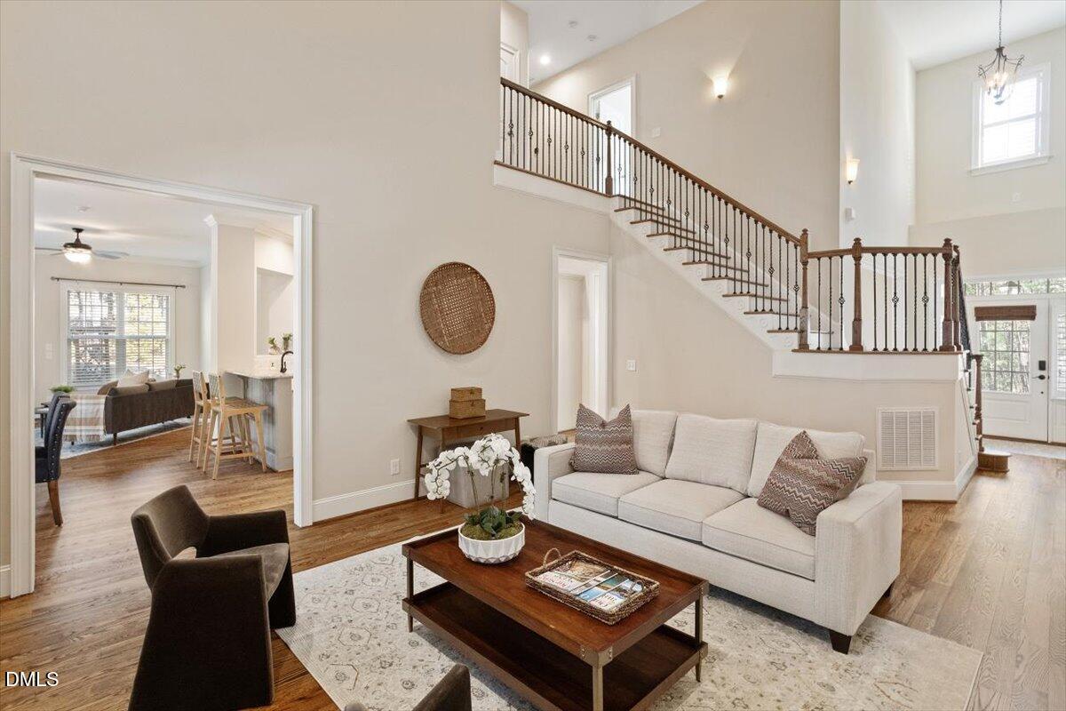 1321 Cedar Grove Road Pittsboro, NC 27312 - Photo 30 of 82 a living room with furniture and a large window