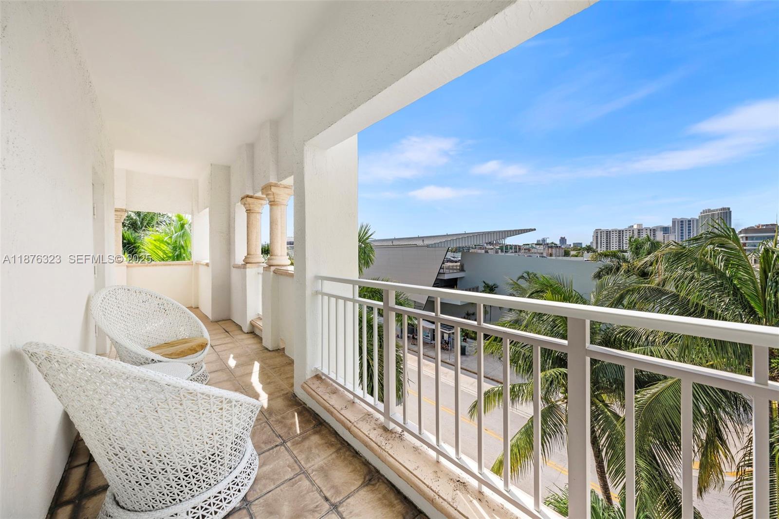 1415 Sunset Harbour Drive, Unit 406 Miami Beach, FL 33139 - Photo 25 of 83 a view of balcony with furniture
