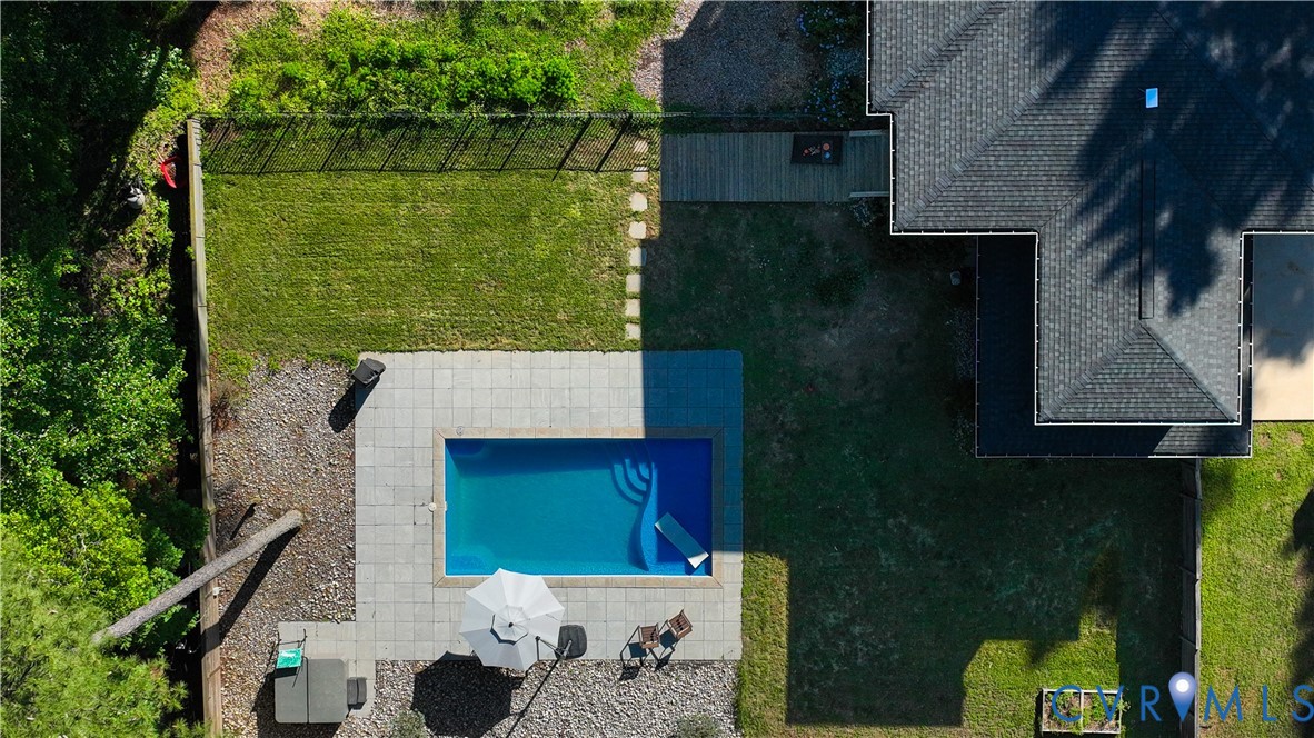 9749 Hoke Brady Road Henrico, VA 23231 - Photo 45 of 53 an aerial view of a house with a yard