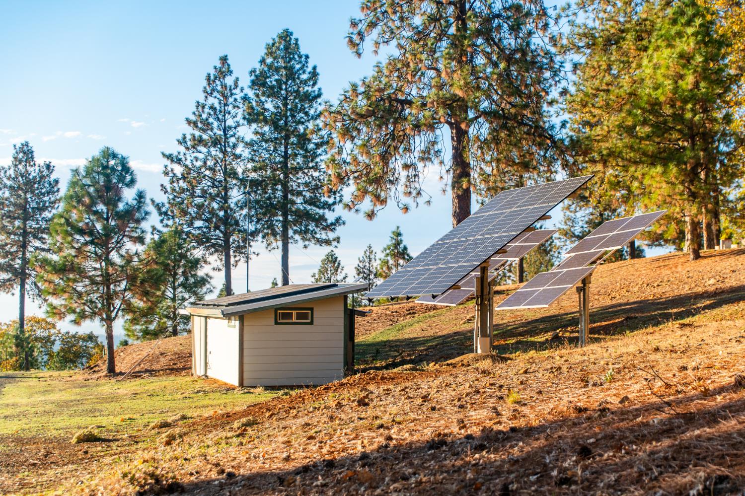 14990 Willow Glen Road Rackerby, CA 95972 - Photo 32 of 81 Solar panels and battery room.