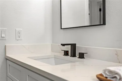 a close view of sink and tap