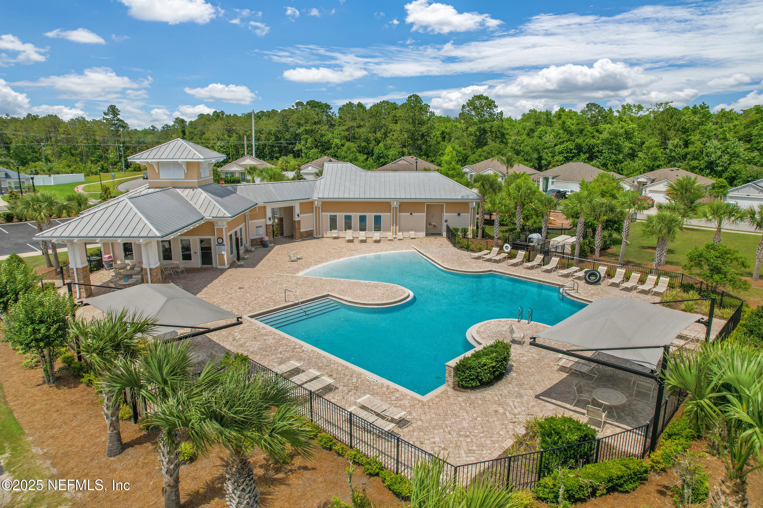 258 Fox Water Trail St. Augustine, FL 32086 - Photo 48 of 50 an aerial view of residential houses with outdoor space and trees
