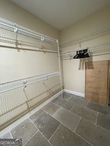 a view of a walk in closet