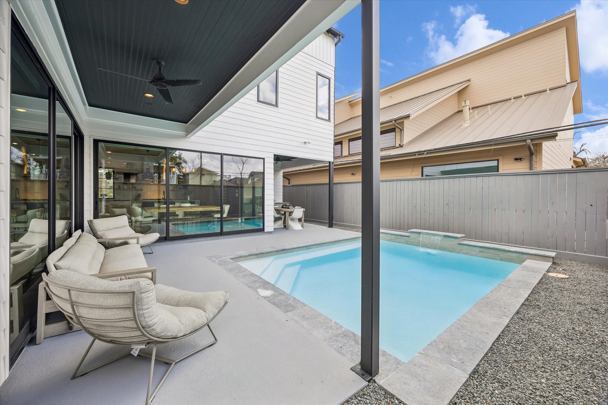 2705 Julian Street Houston, TX 77009 - Photo 46 of 50 Additional seating area on other side of the pool.