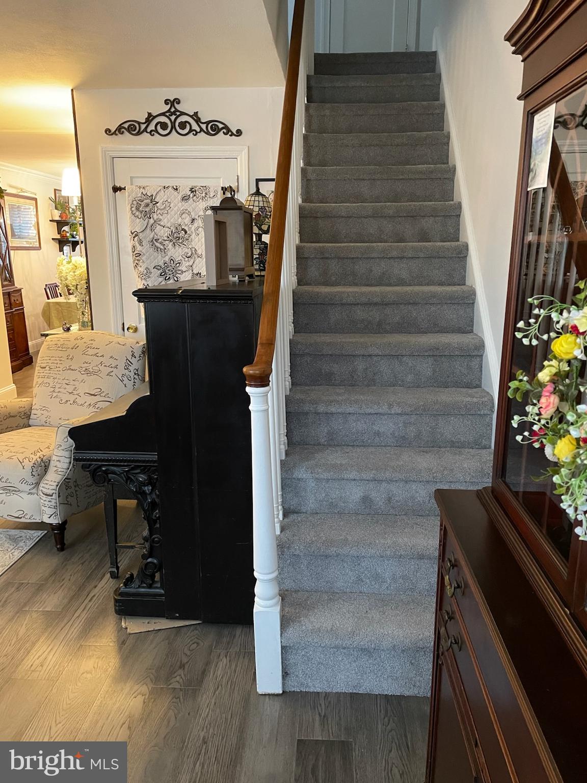 6448 Akron Street Philadelphia, PA 19149 - Photo 22 of 30 a view of entryway and hall with wooden floor