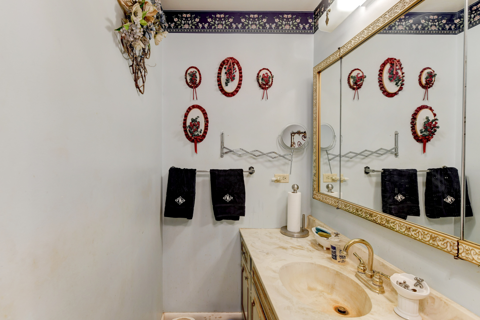 126 Denell Drive Crete, IL 60417 - Photo 14 of 30 a bathroom with a sink and a mirror