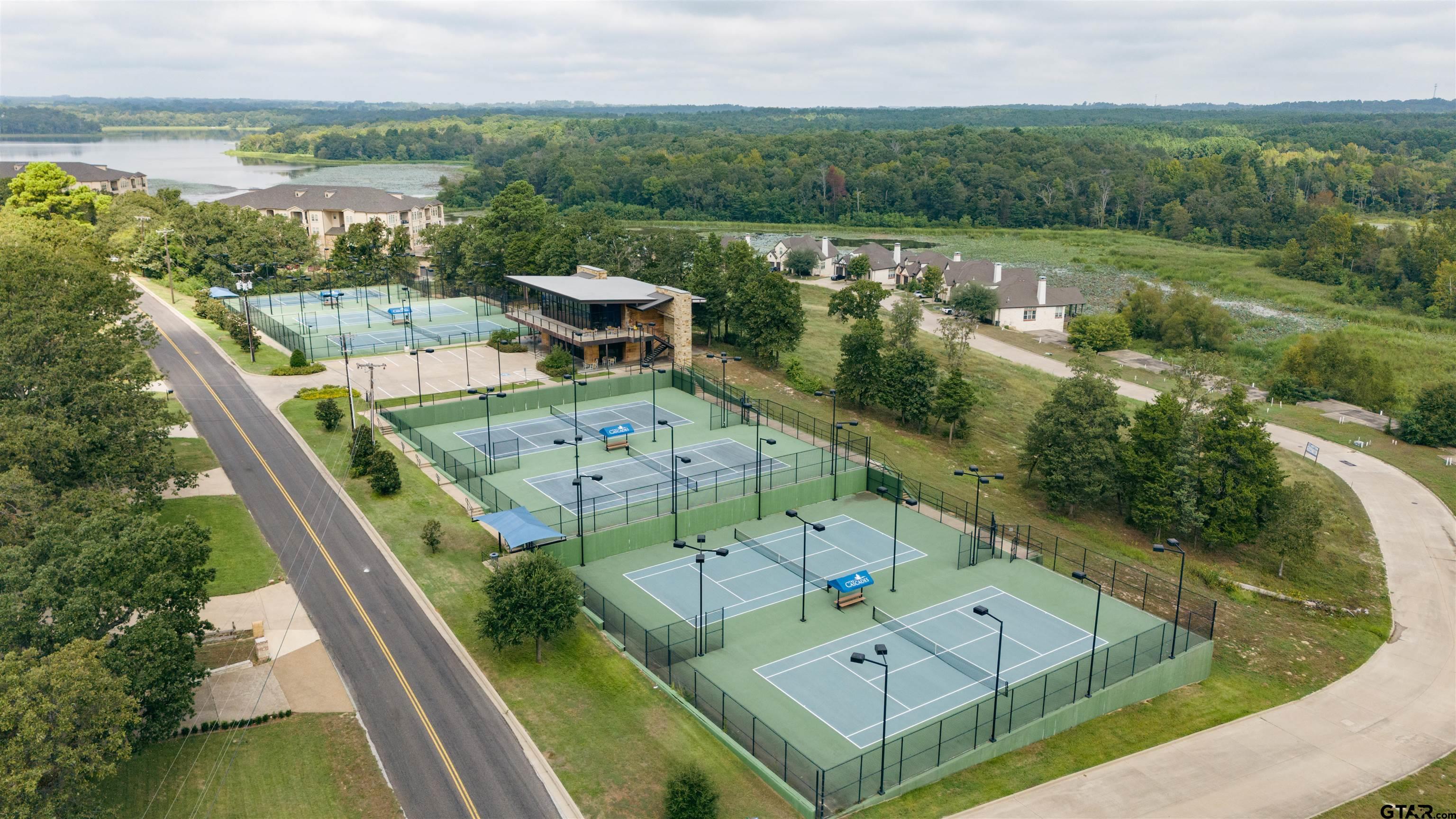 2835 Stewart Way Tyler, TX 75709 - Photo 9 of 11 a view of a balcony with lake view and mountain view