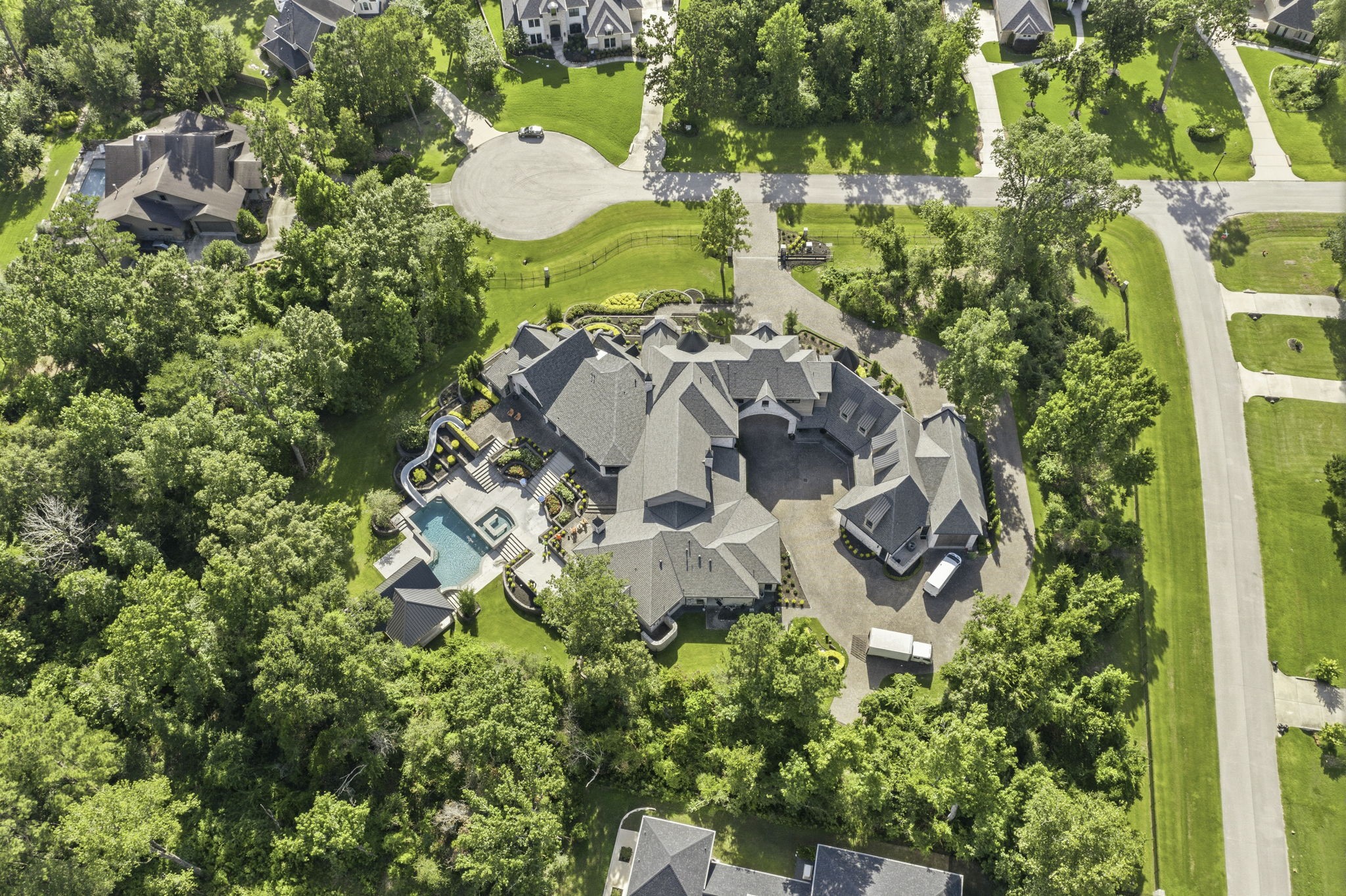 27006 Star Gazer Way Spring, TX 77386 - Photo 2 of 50 Designed for modern luxury, this estate offers whole-home RTI and Lutron automation, Zip System construction, spray foam insulation, and premium craftsmanship throughout.