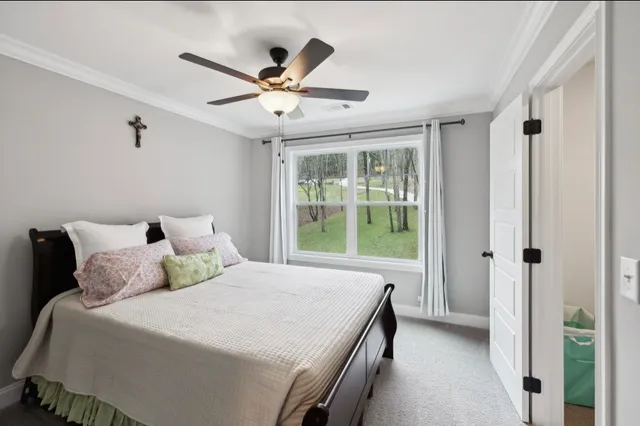 a view of a chairs and tables in the back of a building