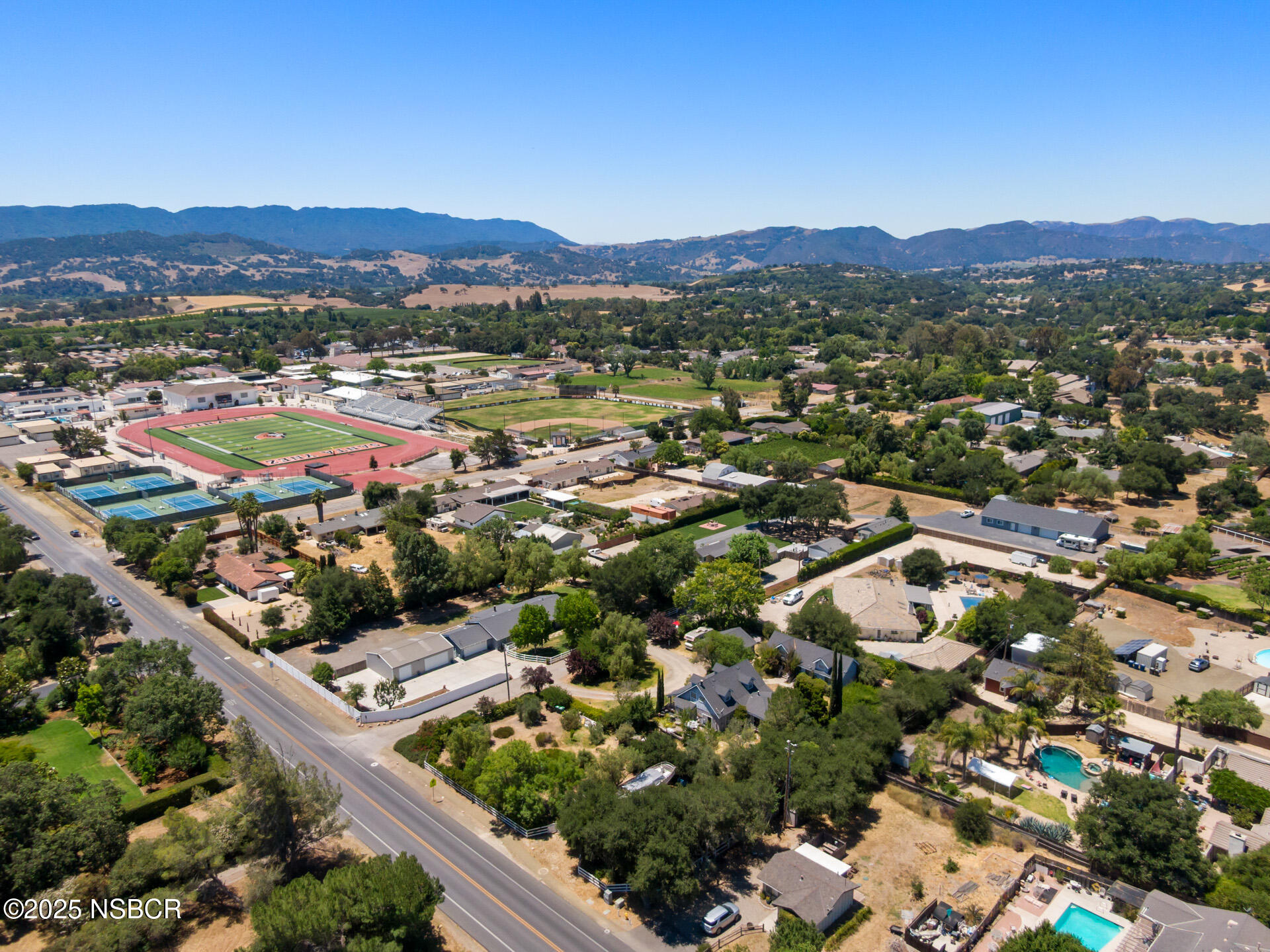 1011 North Refugio Road Santa Ynez, CA 93463 - Photo 44 of 48 a view of city and mountain