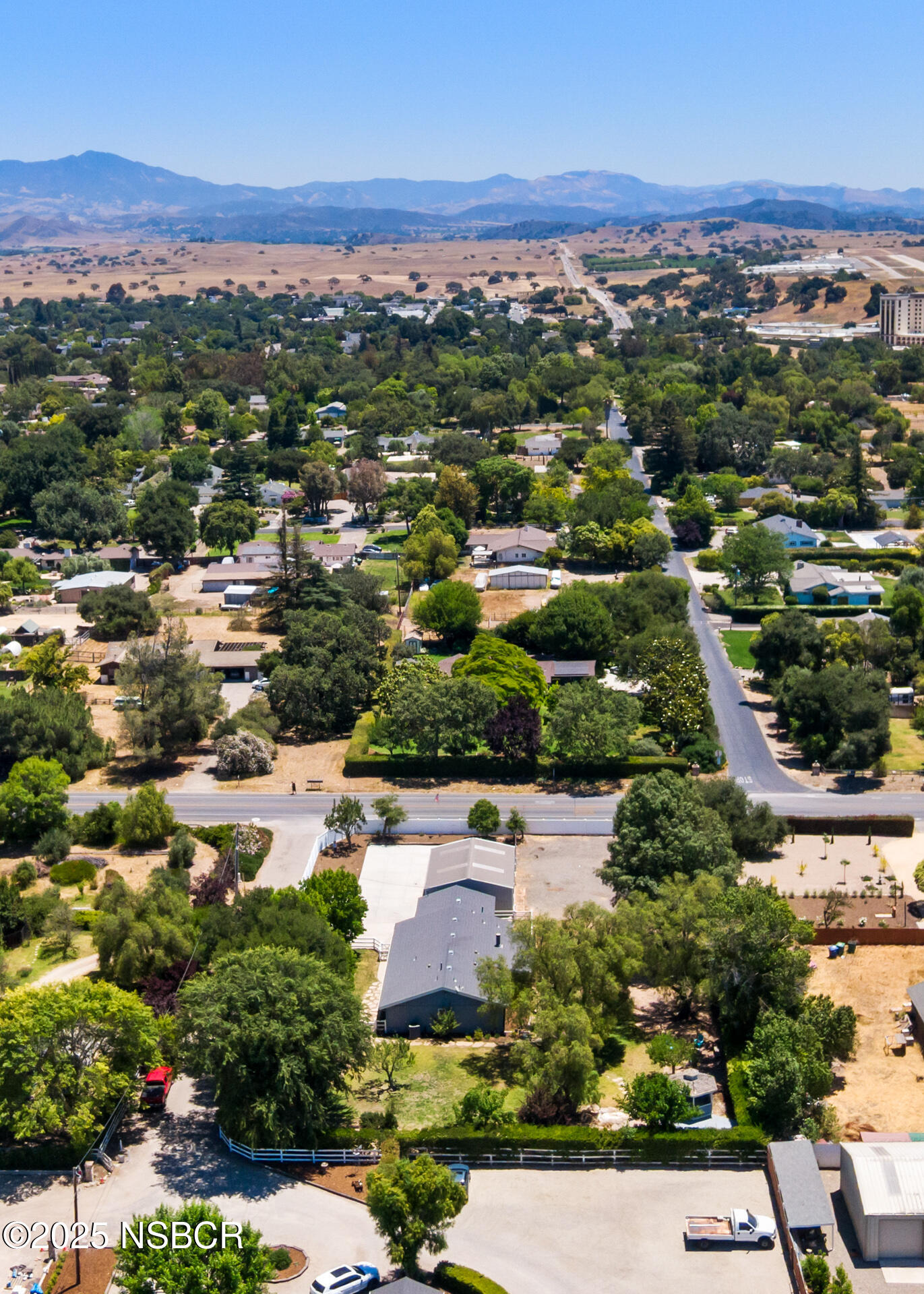 1011 North Refugio Road Santa Ynez, CA 93463 - Photo 47 of 48 an aerial view of a city