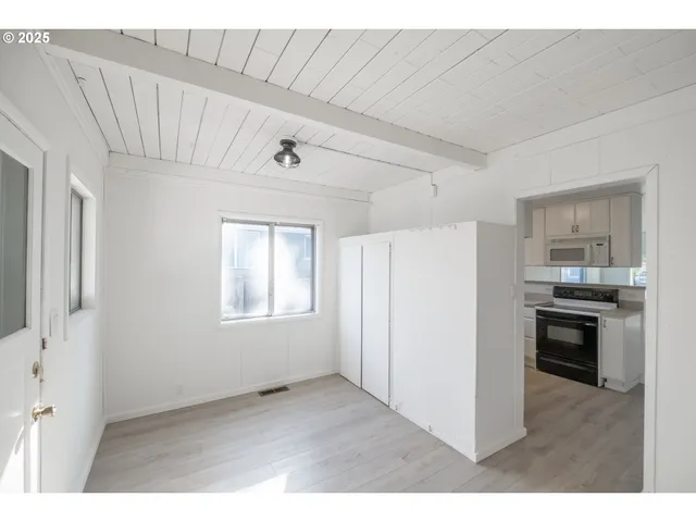 a view interior of a house with wooden floor