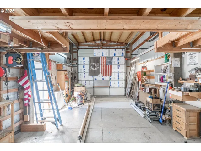 a view of storage and utility room