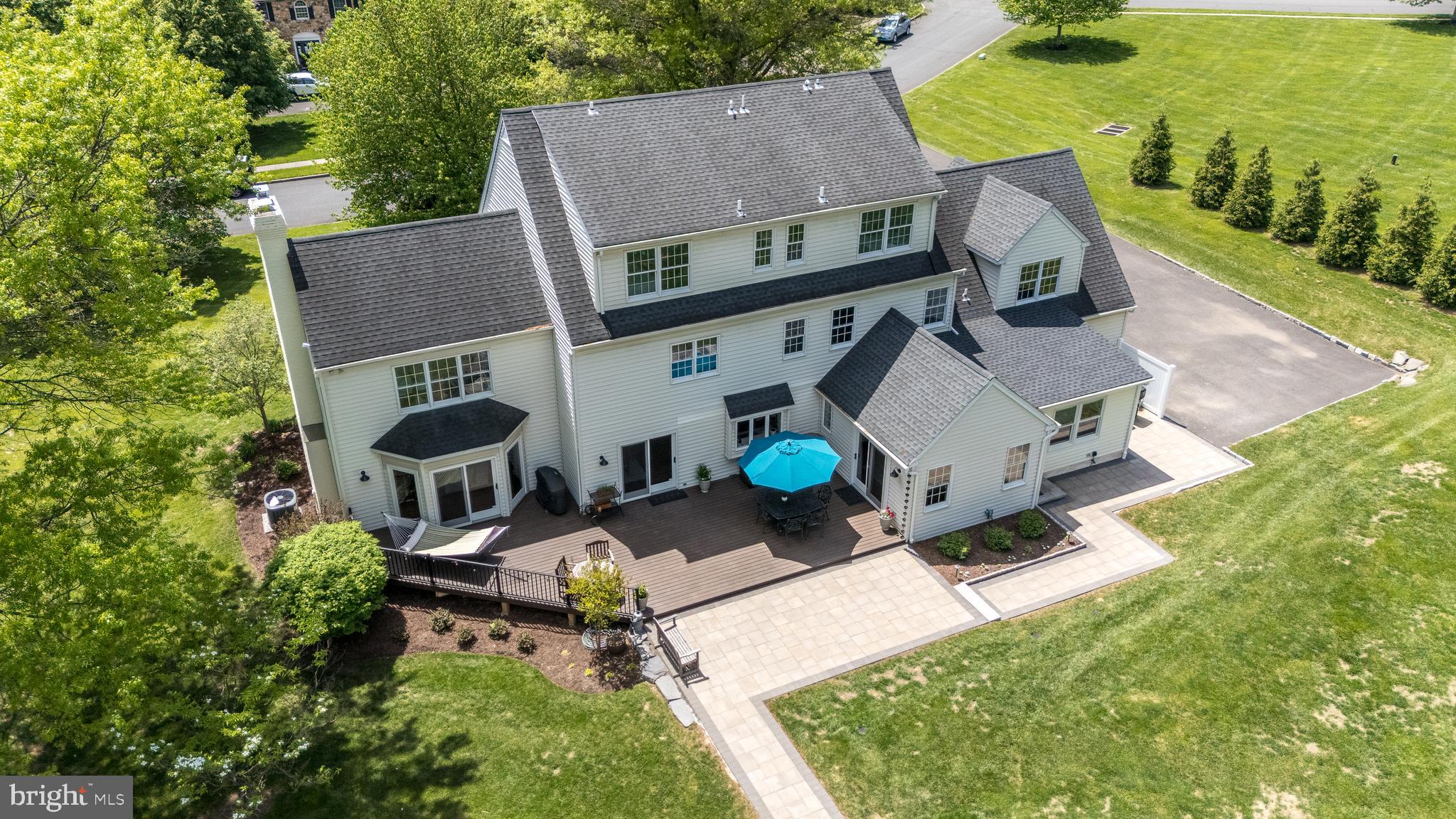 4976 Gloucester Drive Doylestown, PA 18902 - Photo 66 of 68 an aerial view of a house with outdoor space patio and seating space