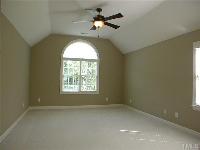 11516 John Allen Road Raleigh, NC 27614 - Photo 12 of 25 Vaulted ceiling with ceiling fan. Arched windows. Master Bedroom
