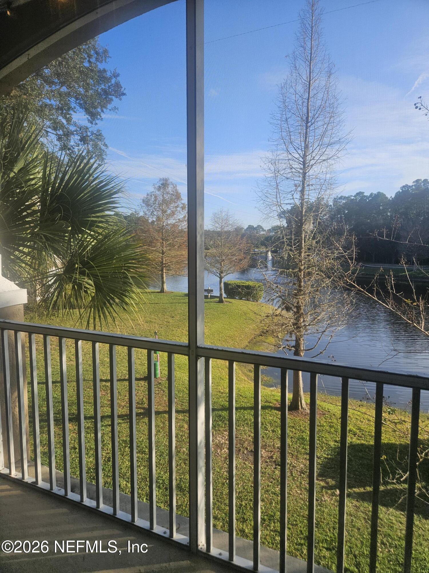 10550 Baymeadows Road, Unit 323 Jacksonville, FL 32256 - Photo 18 of 50 a view of a balcony with lake view