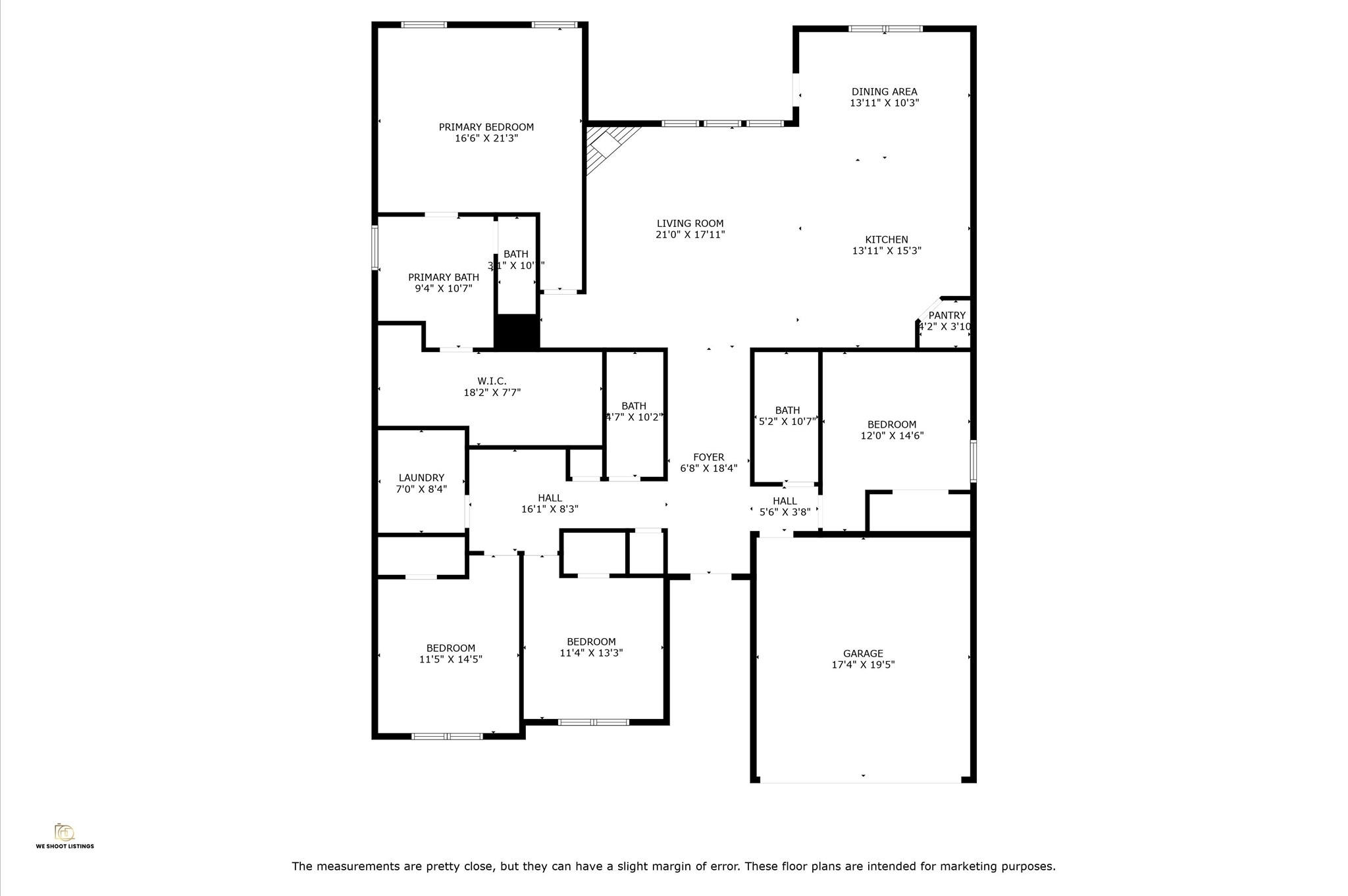 410 Richfish Run Drive Rosenberg, TX 77469 - Photo 30 of 30 Detailed floor plan included—with room dimensions provided for your convenience (tenant to confirm measurements).