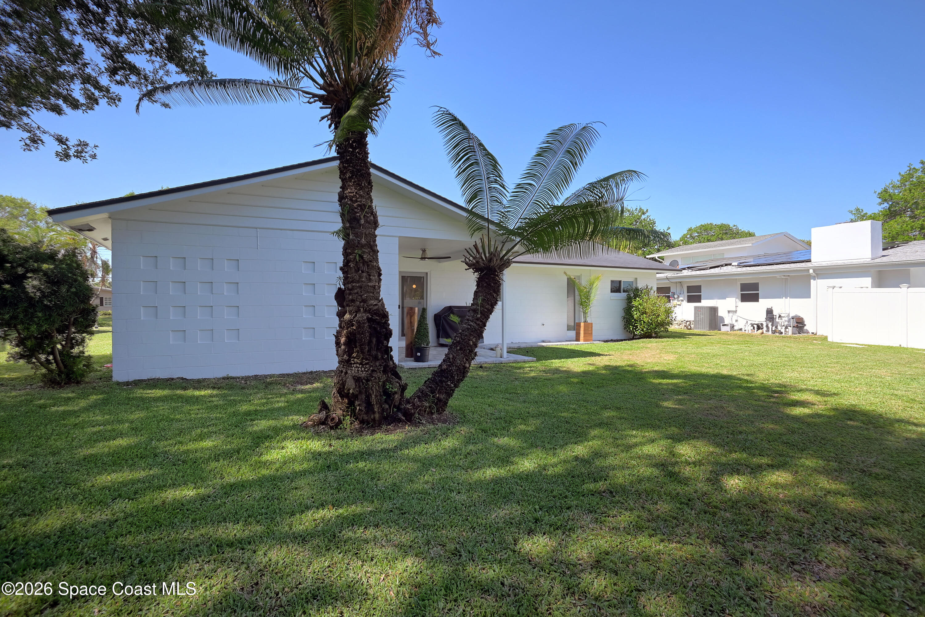 1162 Samar Road Cocoa Beach, FL 32931 - Photo 17 of 27 Backyard - Patio Area