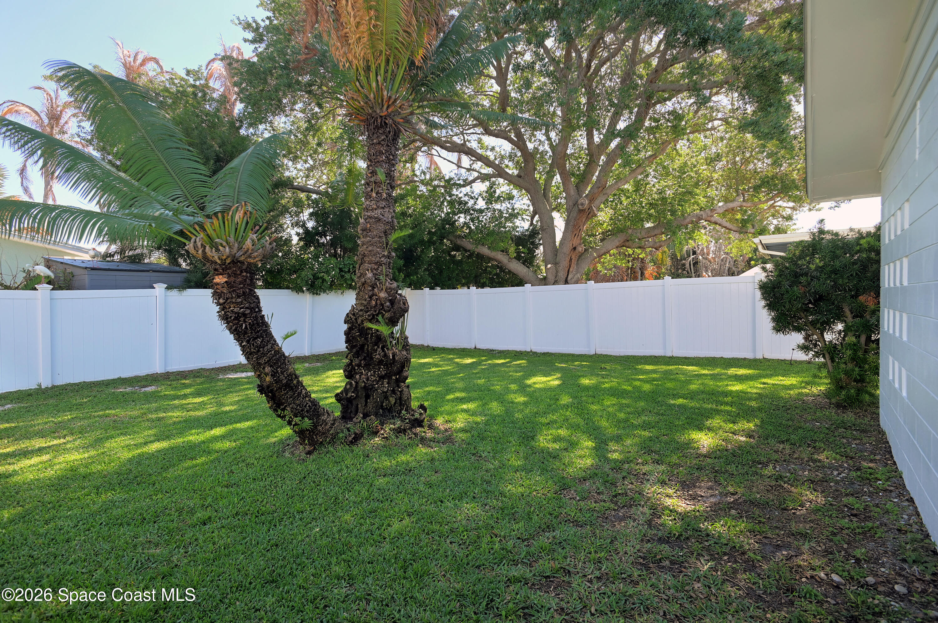1162 Samar Road Cocoa Beach, FL 32931 - Photo 19 of 27 Backyard - Alternate View