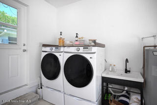 1162 Samar Road Cocoa Beach, FL 32931 - Photo 27 of 27 Washer & Dryer are in the Garage
