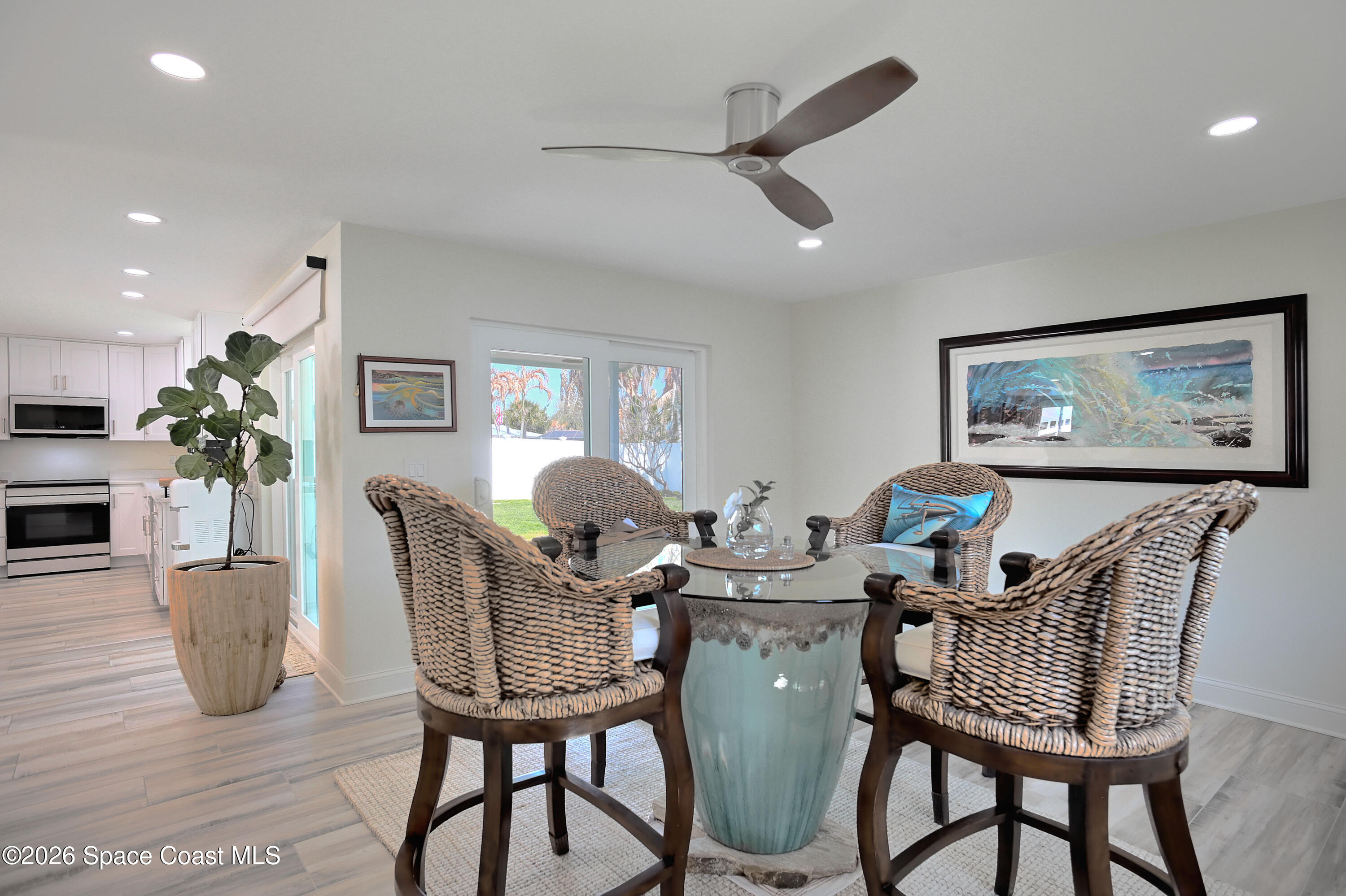 1162 Samar Road Cocoa Beach, FL 32931 - Photo 5 of 27 Dining Area with Natural Light