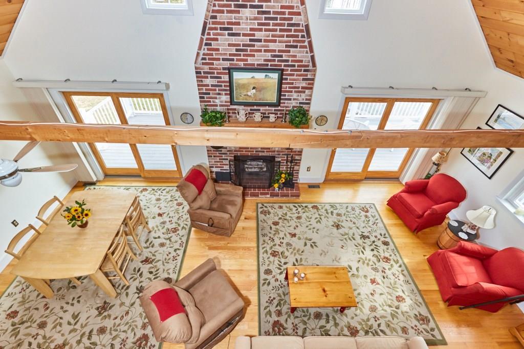 8 Hackelton Road Chamberlain, ME 04541 - Photo 7 of 28 From the Loft looking down on the...