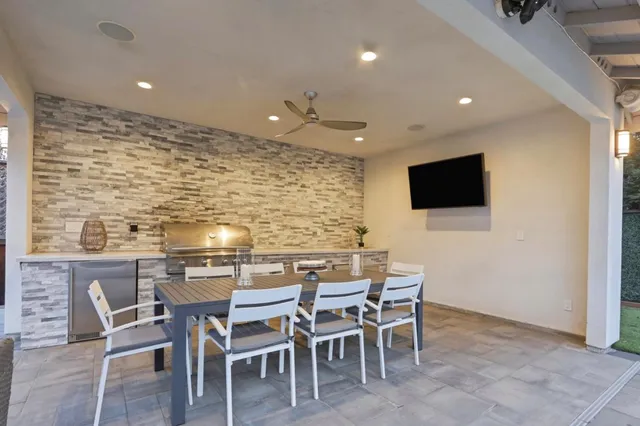 a bedroom with a bed and a closet