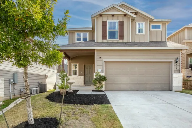a front view of house with yard