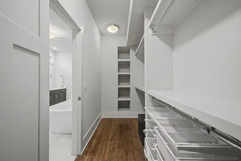 a view of walk in closet