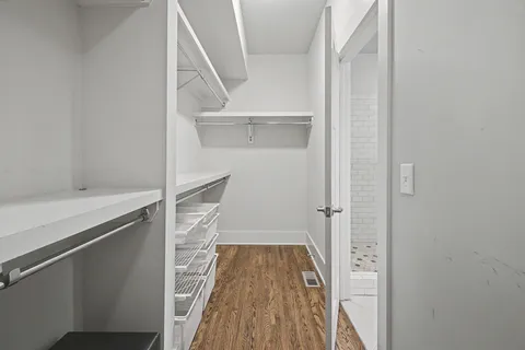 a view of closet
