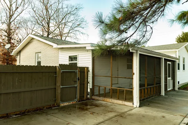 a view of a small house