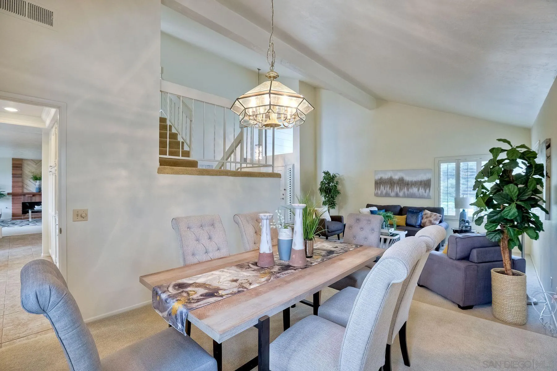 17834 St Andrews Drive Poway, CA 92064 - Photo 8 of 38 a view of a dining room with furniture window and wooden floor